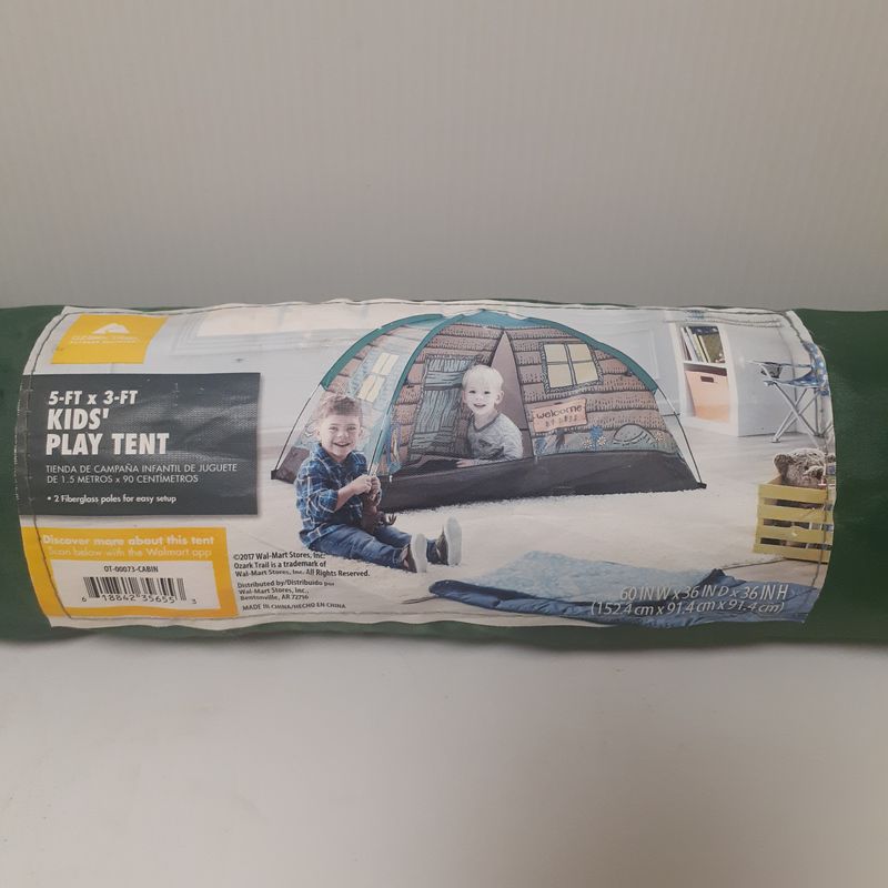 ozark trail kids play tent - complete 5ft x 3ft