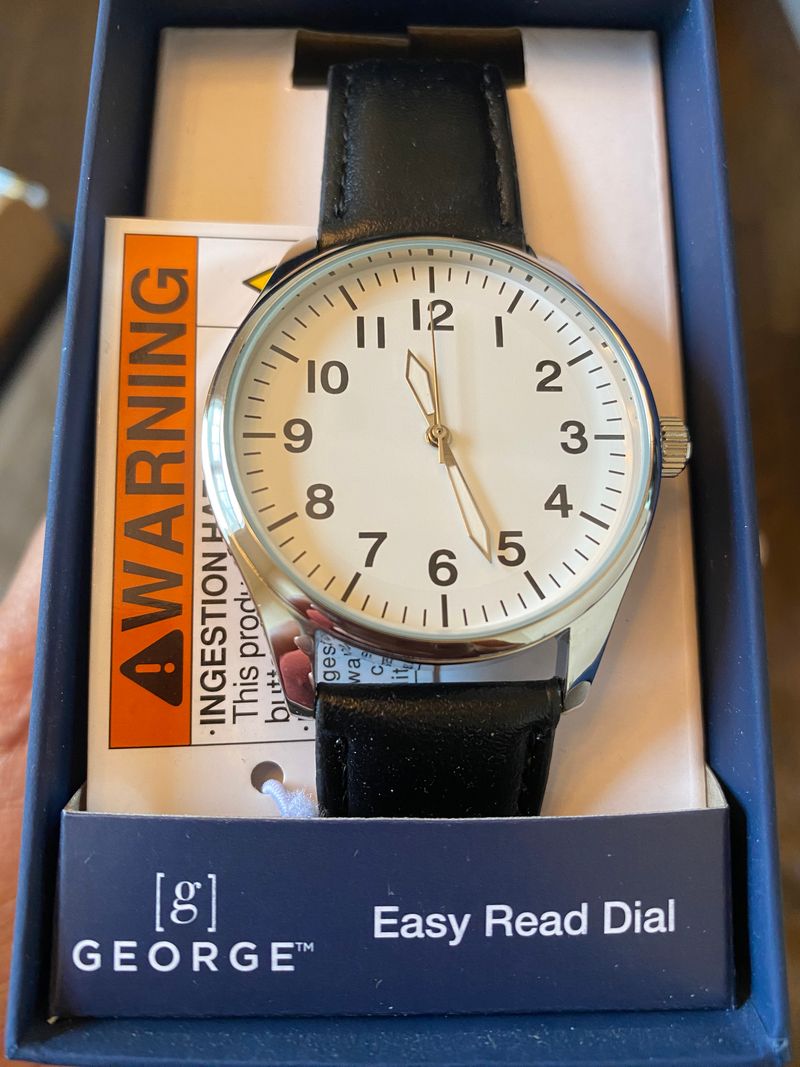 Easy Read Dial Watch NWT