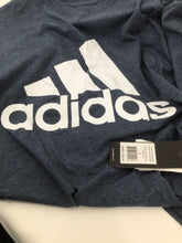 Load image into Gallery viewer, Adidas long sleeve cotton navy heather shirt NWT MSRP $30 Men&#39;s - L
