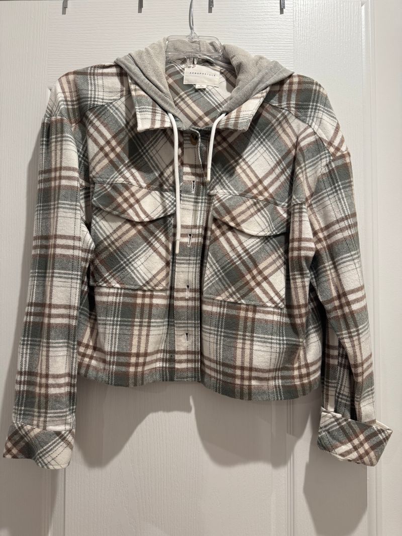 Aeropostale Brand New Lightweight Jacket Very Soft and Comfortable with Hood Women's - XL