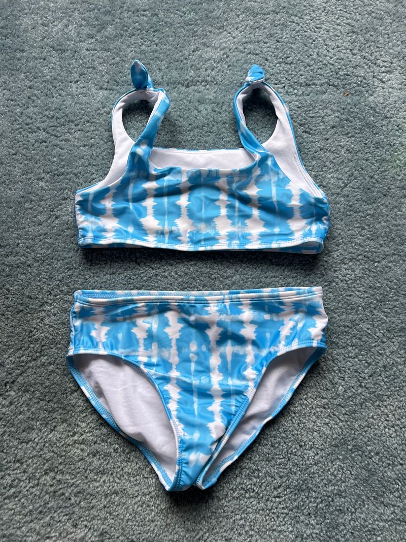 Wonder nation Girls blue bikini size 7-8 7