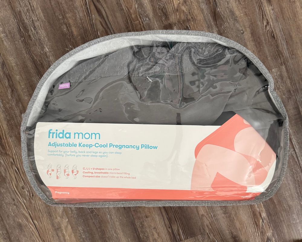 Frida Mom Gray Pregnancy Pillow, EUC Accessories