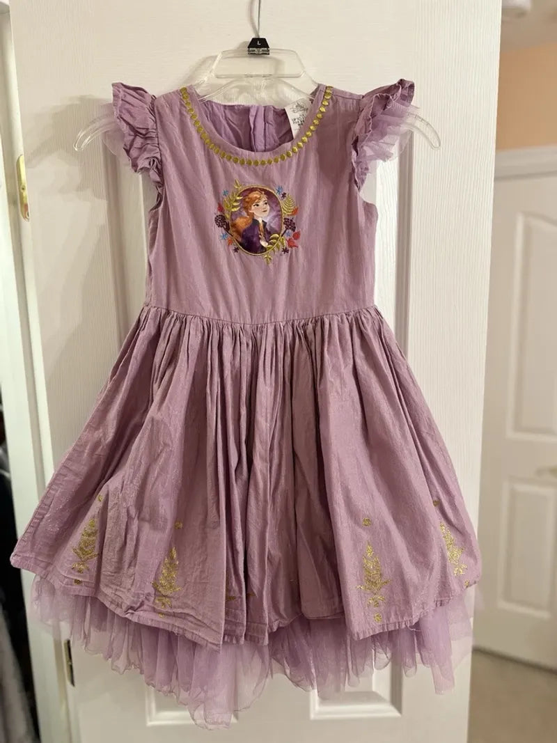 Disney Princess Anna Dress Size 5/6 Excellent Condition 5T