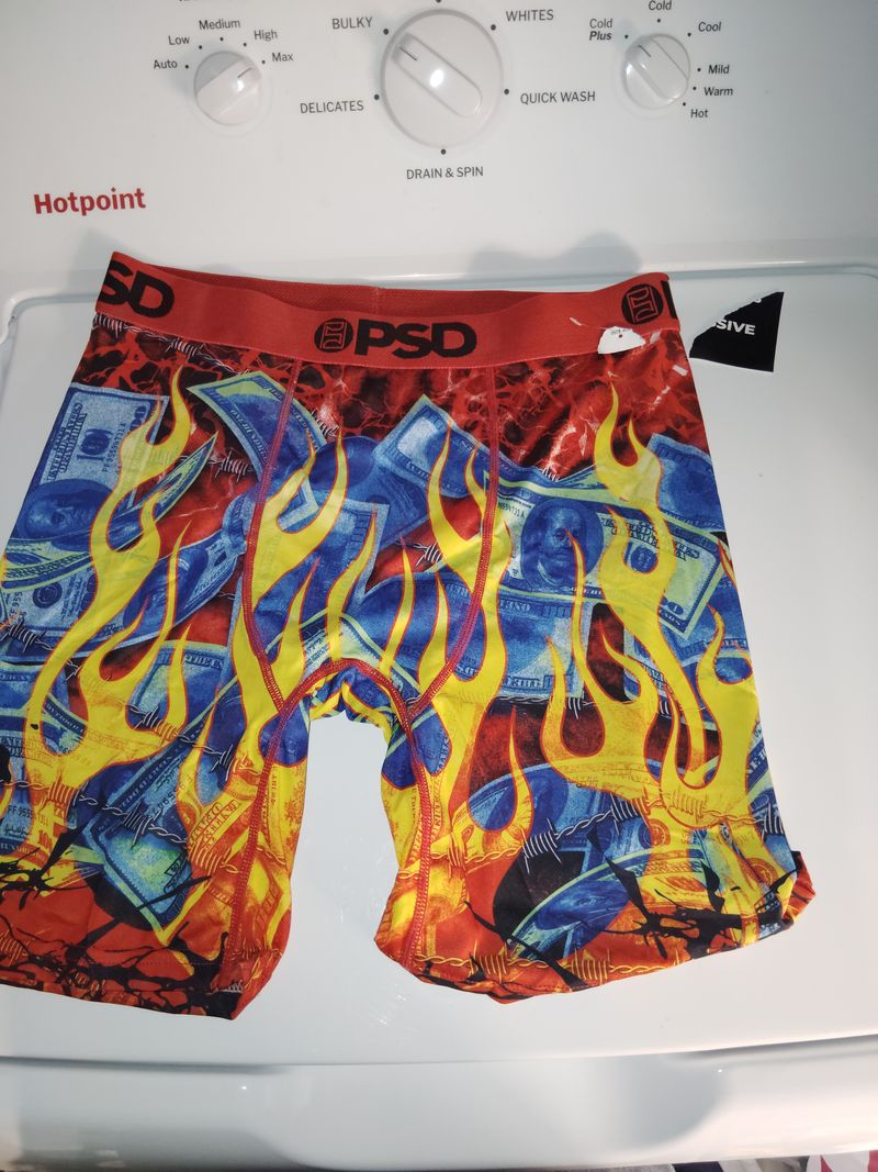 NWT men's Med PDS Fire & Money underwear 1/15 available
