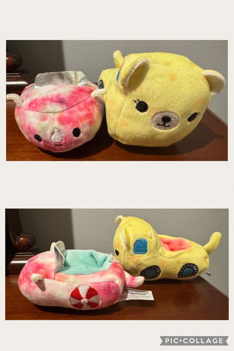 SET OF 2 Squishmallow Squishville Plush  Plush Toys