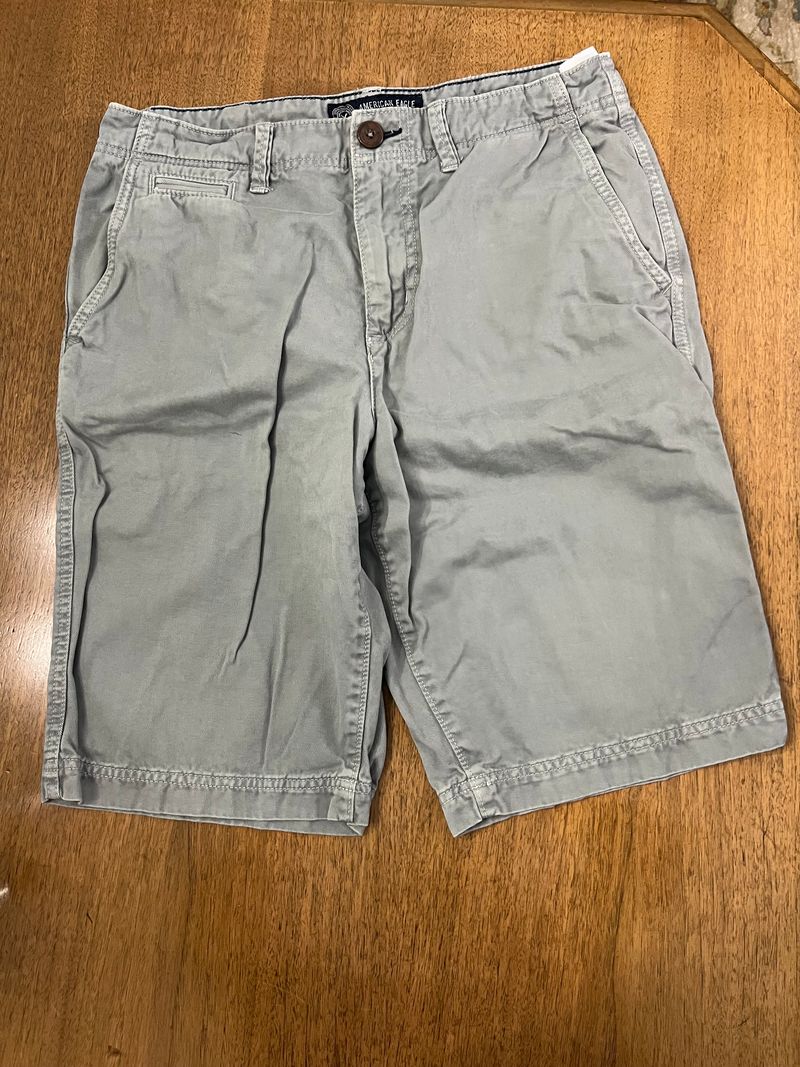 American Eagle grey shorts, longer length size 30 30