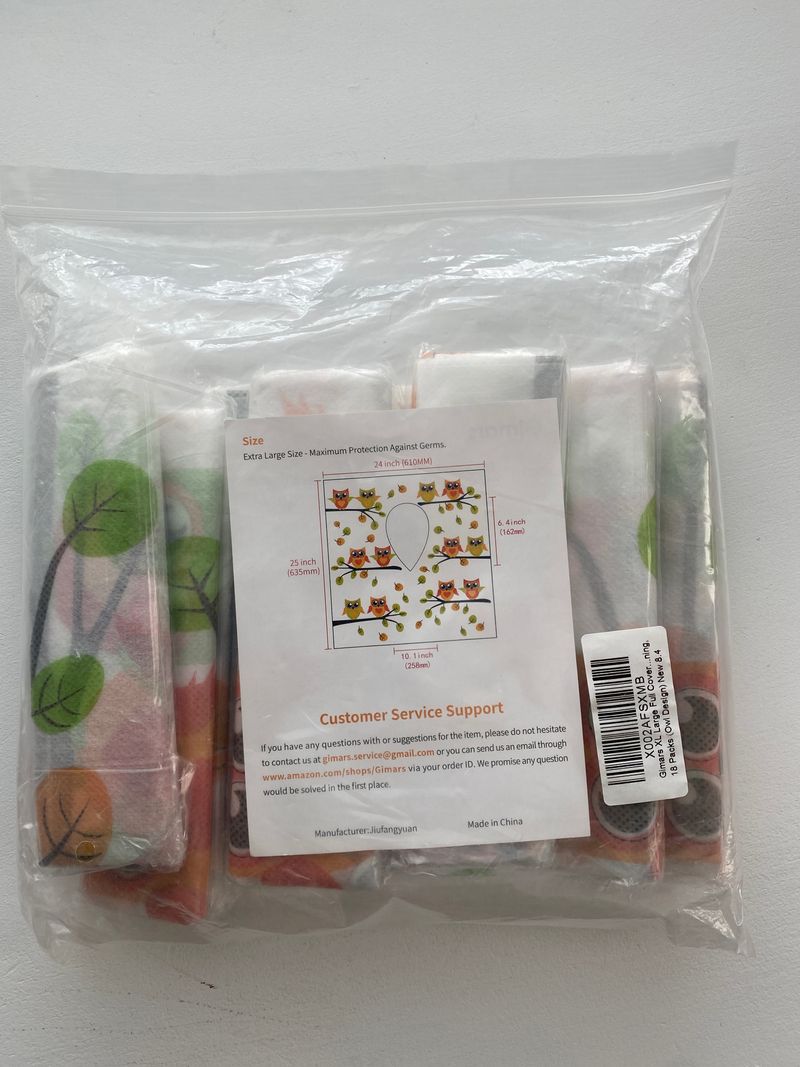 Potty Seat Covers, owl theme Extra large, 10 covers Potty and Diapering