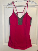 Load image into Gallery viewer, Lululemon Pink and gray yoga strap top. Size 8 Women&#39;s - M
