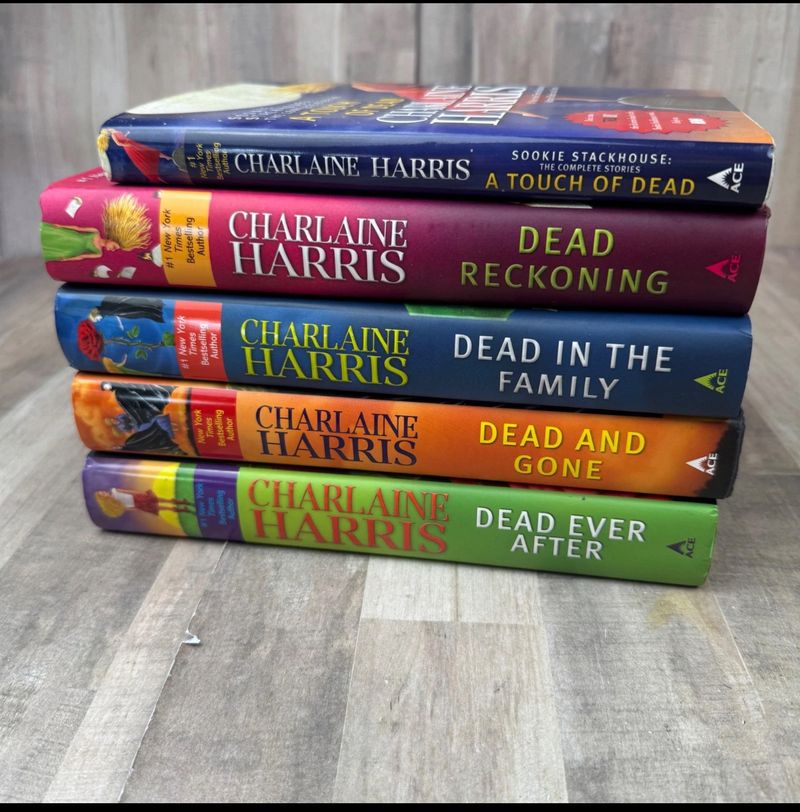 Charlaine Harris Lot of 5 true blood books hard back Book-Adults