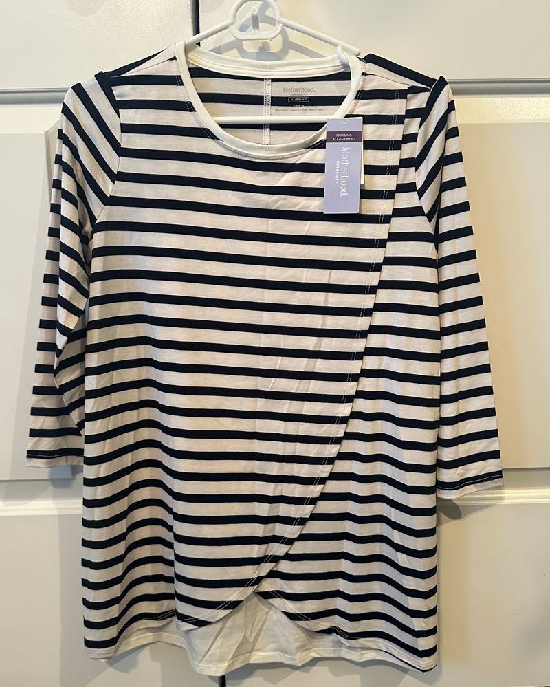 Motherhood New with Tags Long sleeve nursing shirt runs a little big very comfortable Women's Small 4-6