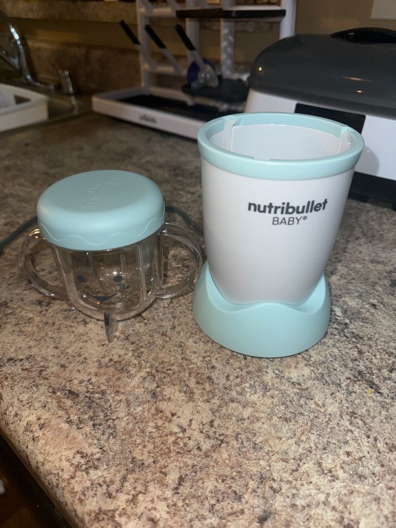 Nutribullet Motor only and comes with a food storage container