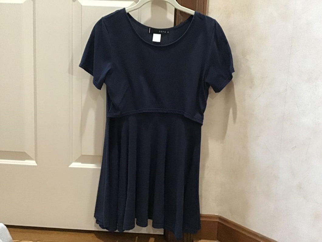 Dote Size M Navy Maternity/Nursing Top Size M Navy Viscose Maternity/Nursing Top Women's Med 8-10
