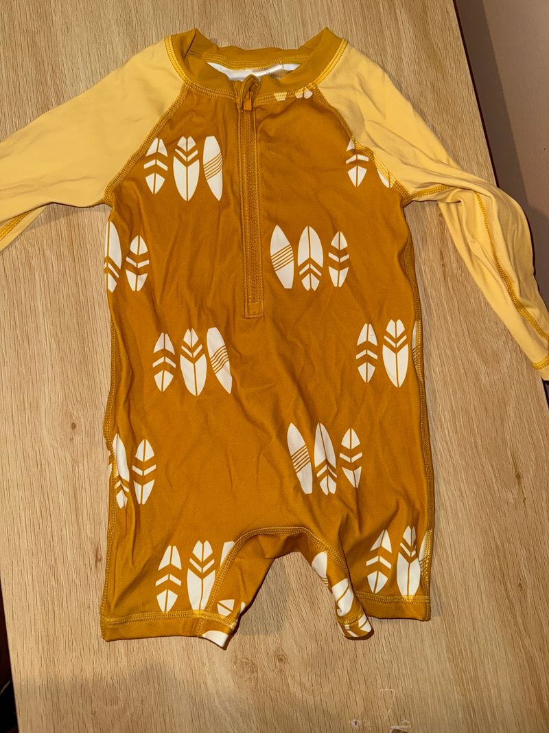 Modern Moments size 6-9 gold/yellow swimsuit 6 Months
