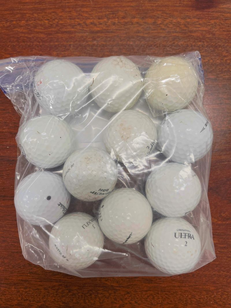 Golf balls, sz, variety, no damage