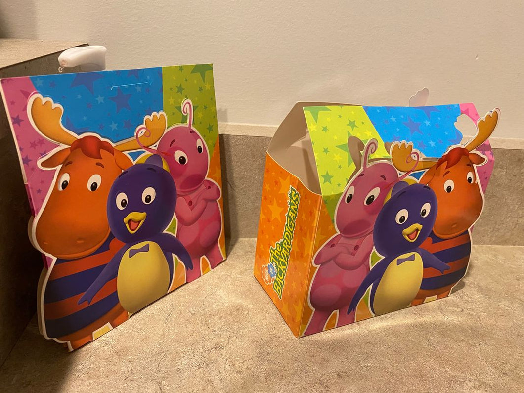 6 Backyardigan Party Favor Boxes