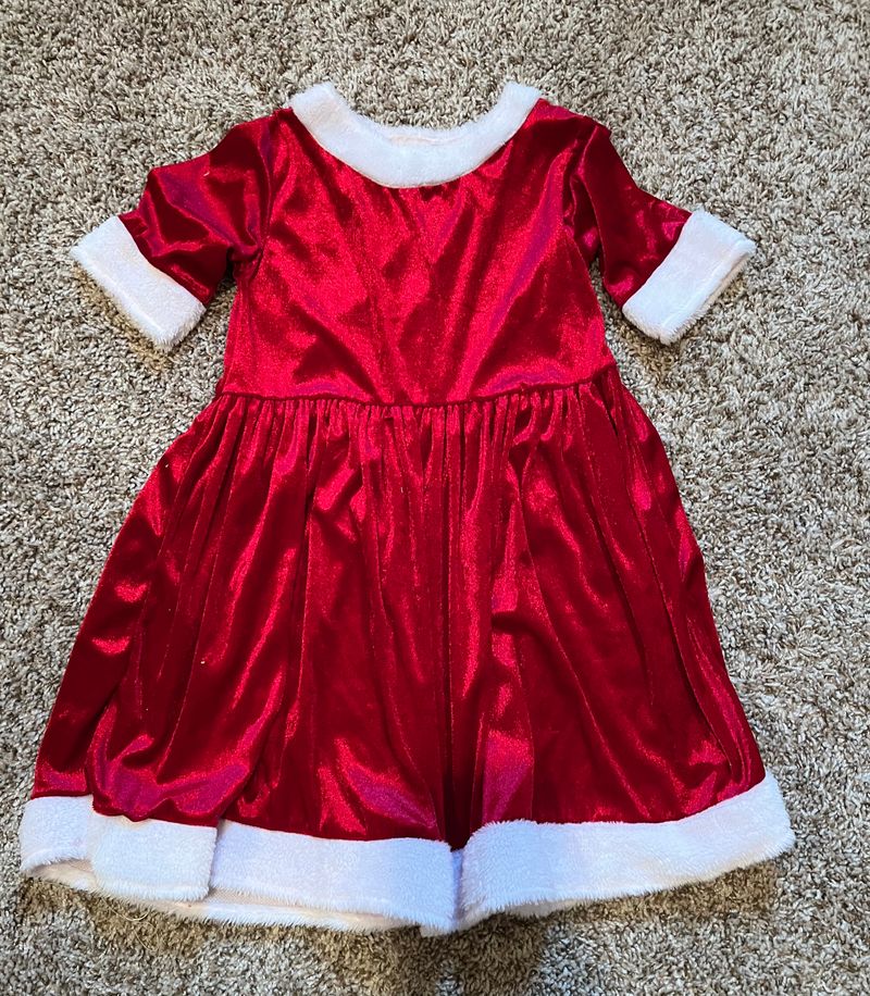 EraSpooky Girls Santa dress size medium - size 7 to 9 8