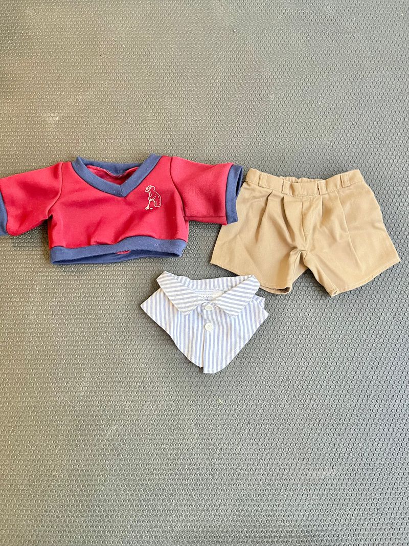 Build-a-bear outfit Includes 3 pieces golf top, shorts, collar top Plush Toys