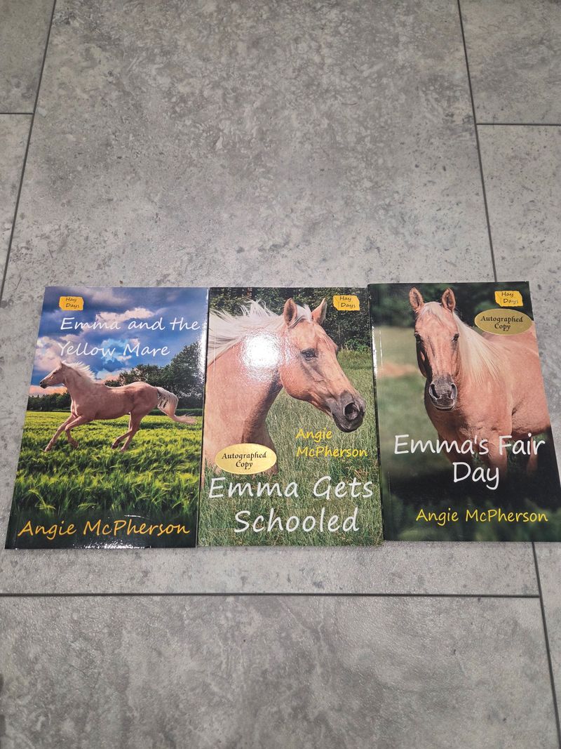 3 Angie McPherson Horse books 3 Pre & early teen books Book-Non-Fiction
