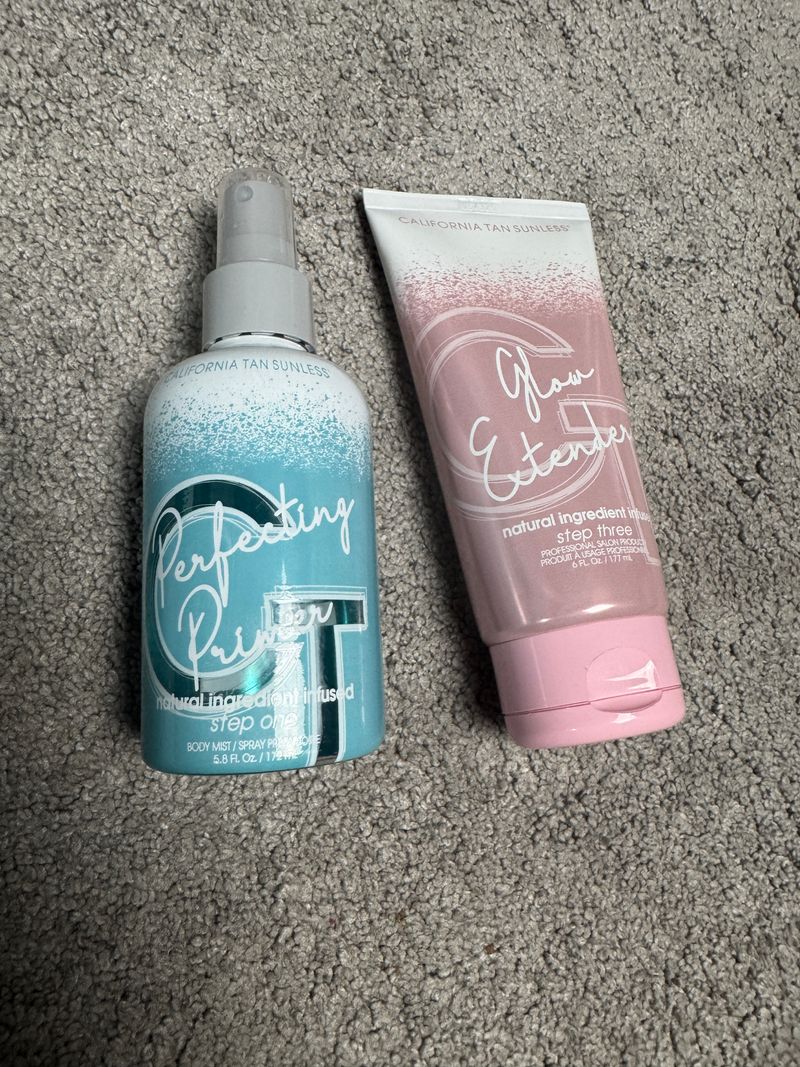 California Tan  Sunless 2 new bottles for spray tan NEW