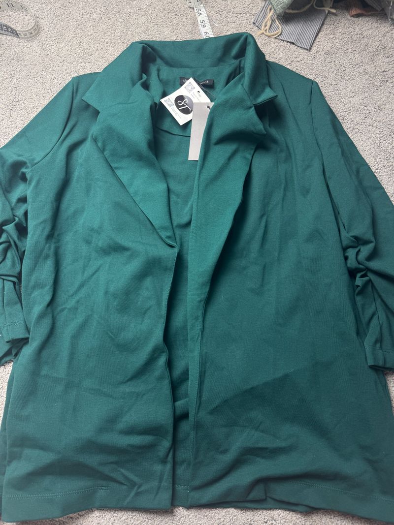 Dear Scarlett New green open blazer Women's - L