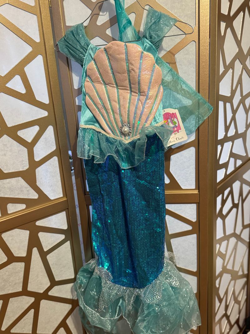 New Mermaid Dress Up Costume NWT Medium 7/8 7