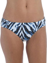 Load image into Gallery viewer, La Blanca NWT Blue, White and Black Reversible Swim Bottoms Women&#39;s 16

