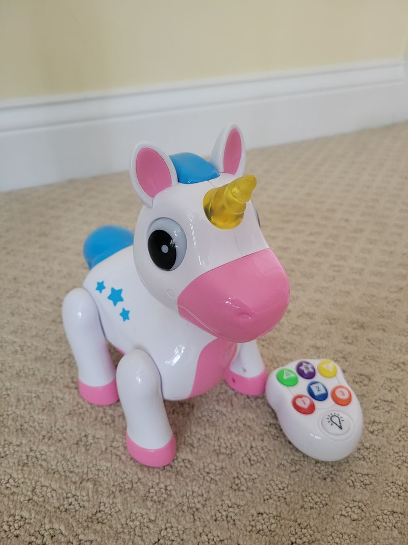Remote Control Dancing Unicorn Bilingual in Spanish and English, learn ABC's Educational