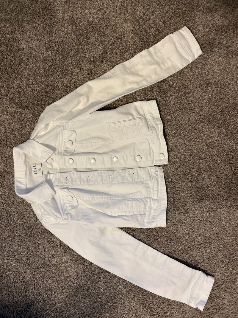 Elle White denim jacket Women's - XS