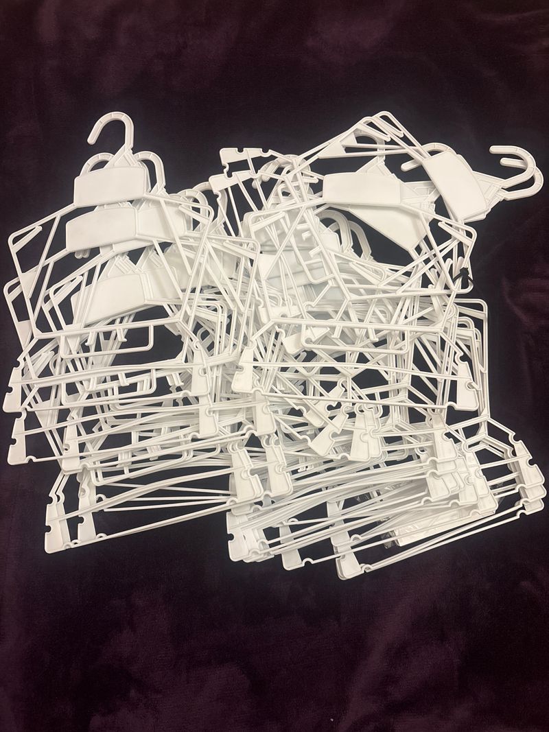 25+ white hangers