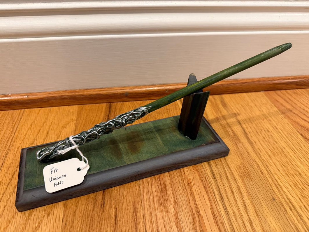 Handcarved and Handpainted Wooden Magic Wand great gift for Harry Potter fan, stand not included Pretend Toy