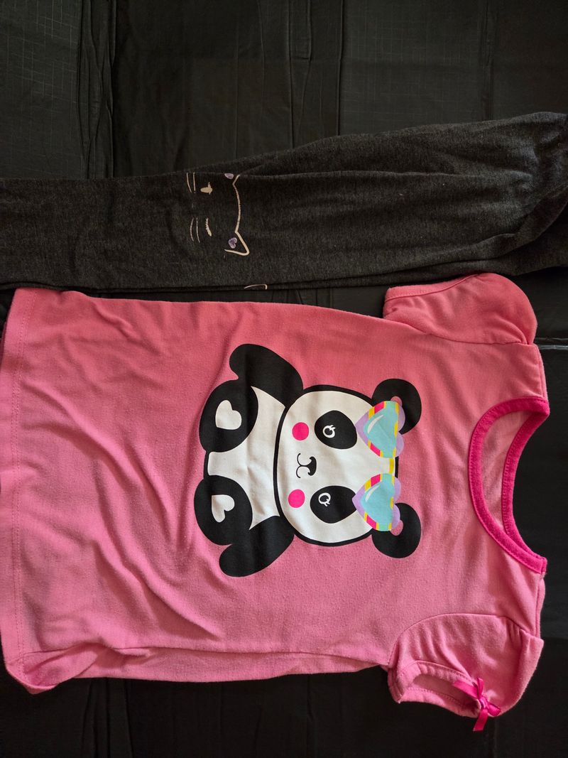 . Panda outfit with pants 4T
