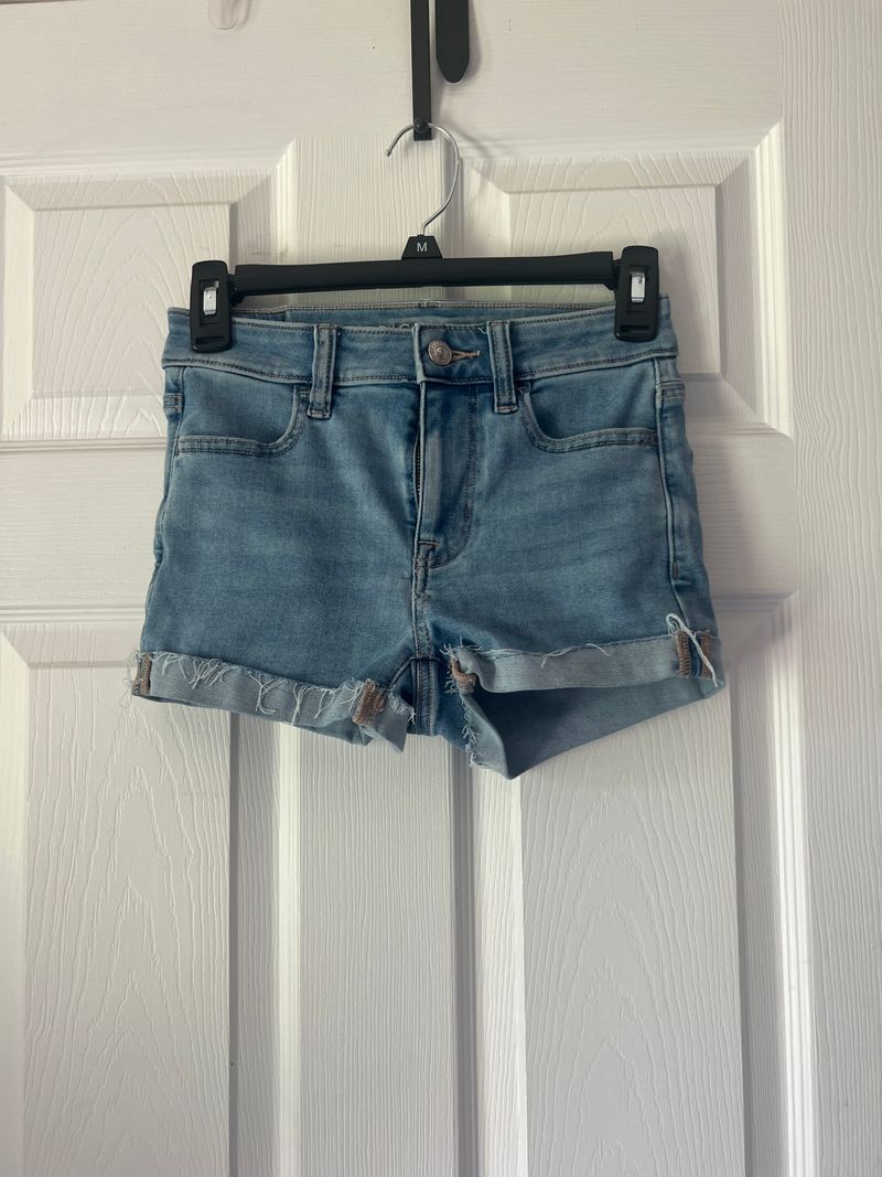 American Eagle, size 000, Hi-rise shortie, Next level stretch, EUC, SMR into fall Women's XXS (00-0)