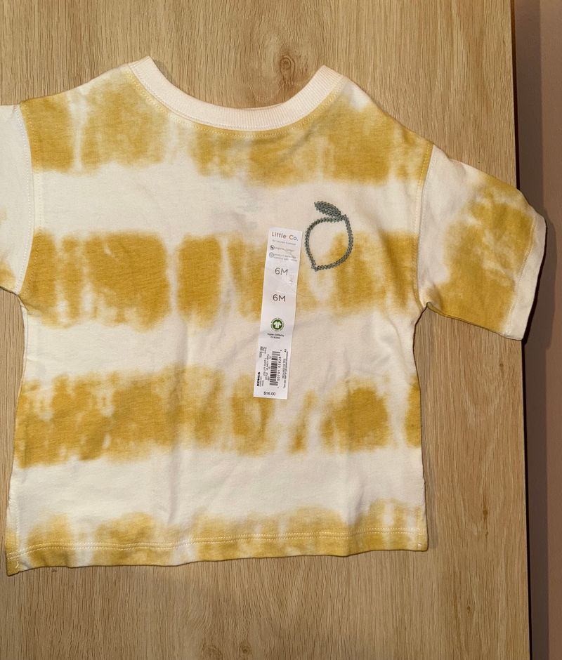 Little Co NWT size 6m, lemon tshirt 6 Months