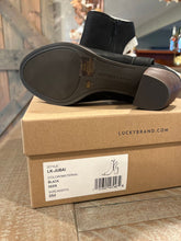 Load image into Gallery viewer, Lucky Brand Brand New in box, black leather peep toe ankle boots 8 (Adult)
