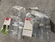 Load image into Gallery viewer, Huge lot of over 20 Playtex drop in bottles Includes large small liners and drying rack
