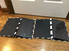 Load image into Gallery viewer, 2-NEW 8 X 13 Photo Albums for 4 X 6 Photos 2 Black &amp; White Polka Dot 30 Page/180 Photos
