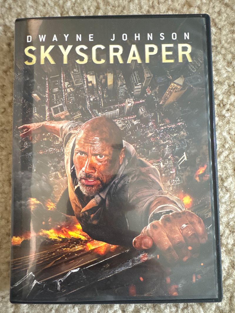 DVD Dwayne Johnson The Rock skyscraper Kids-Family Movie