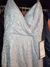Load image into Gallery viewer, Speechless sky blue many women&#39;s mini dress NWT The sparkles are coming off a little bit beaded bottom corner Women&#39;s 2
