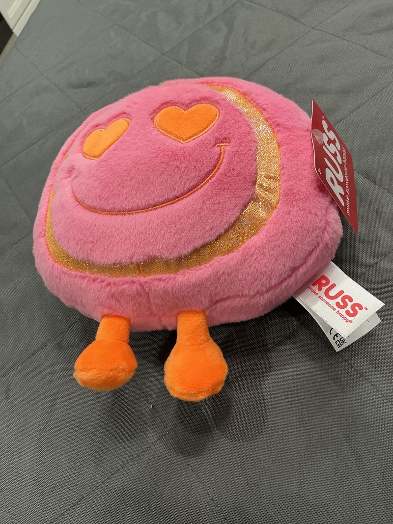 Russ pink emoji pillow NWT Plush Toys