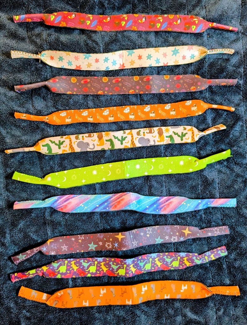 10 glasses straps straps to hold glasses on for toddler-preschool age