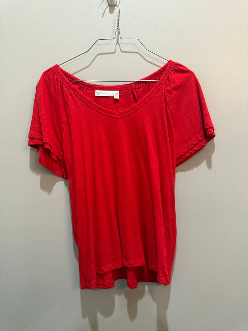 Red top short sleeve  Women's - S