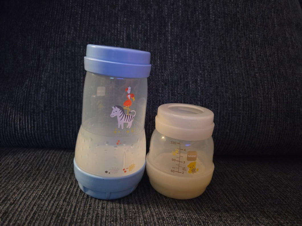 Just need new nipples per rules 2 Mam bottles 10oz and 5 oz