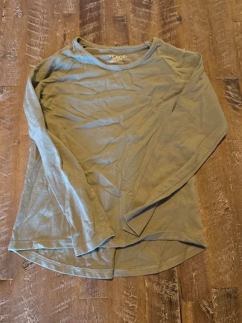 Childrens place Green long sleeve shirt 6