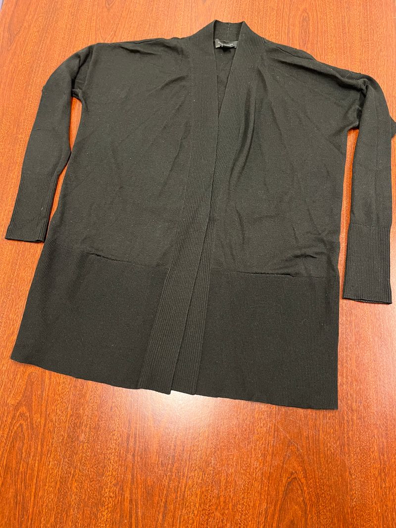Ann Taylor, S, black cardigan sweater, long  Women's - S
