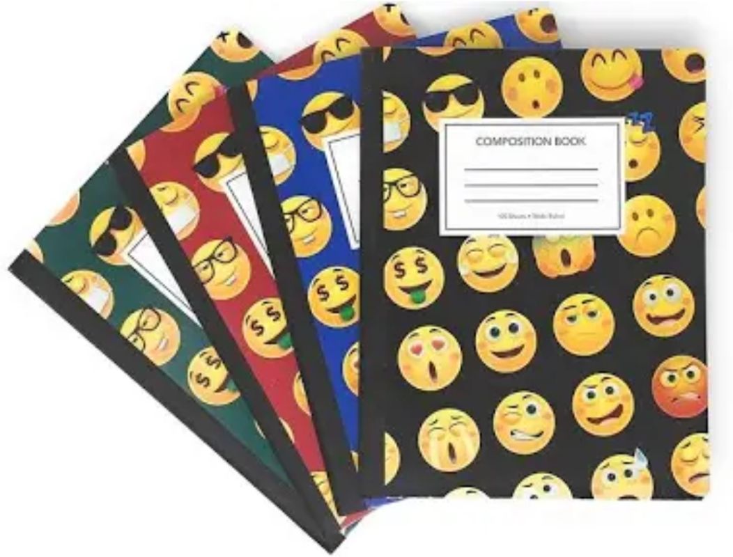 Emoji 4-Pack Emoji Notebooks / New