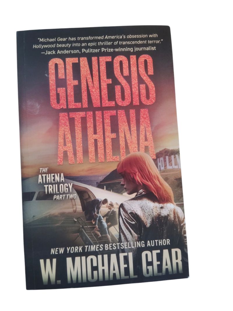 Genesis Athena, 1/3 in trilogy listed, NWT, chapter book, Scientific Thriller, author W. Micheal Gear Book-Adults