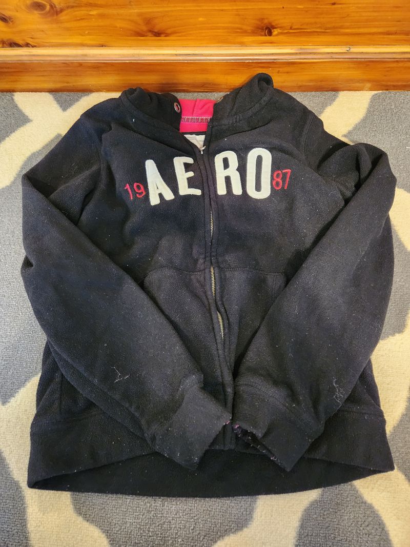 Aeropostle Black fleece hoodie Women's - XL