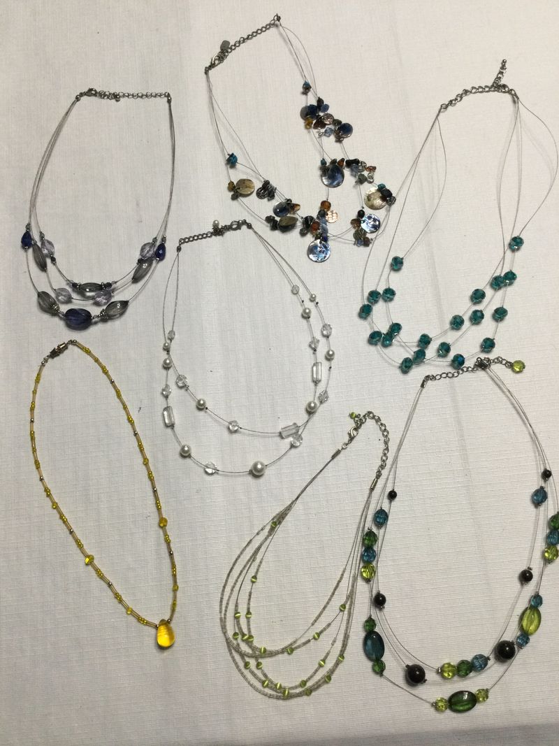 7 wire necklaces 7 wire necklaces