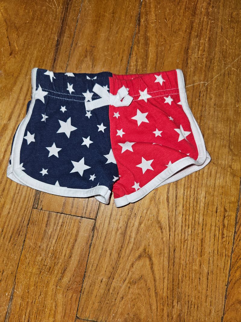 Celebrate Red white and blue shorts size 12m 12 Months