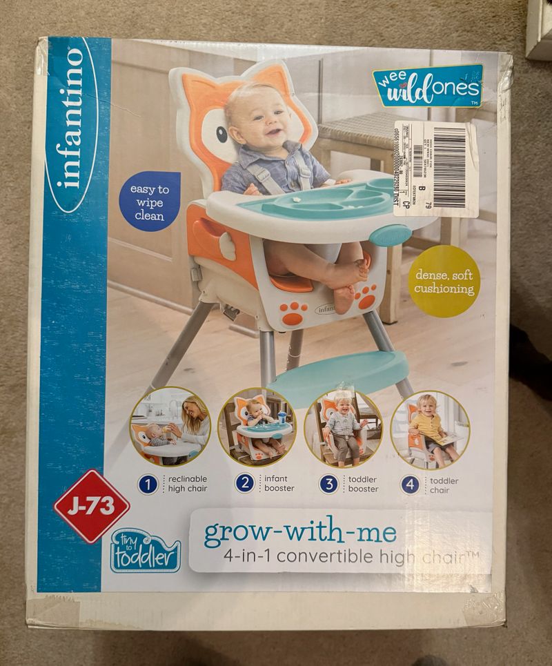 High Chair - NIB Grow with me High chair Chair-Seat